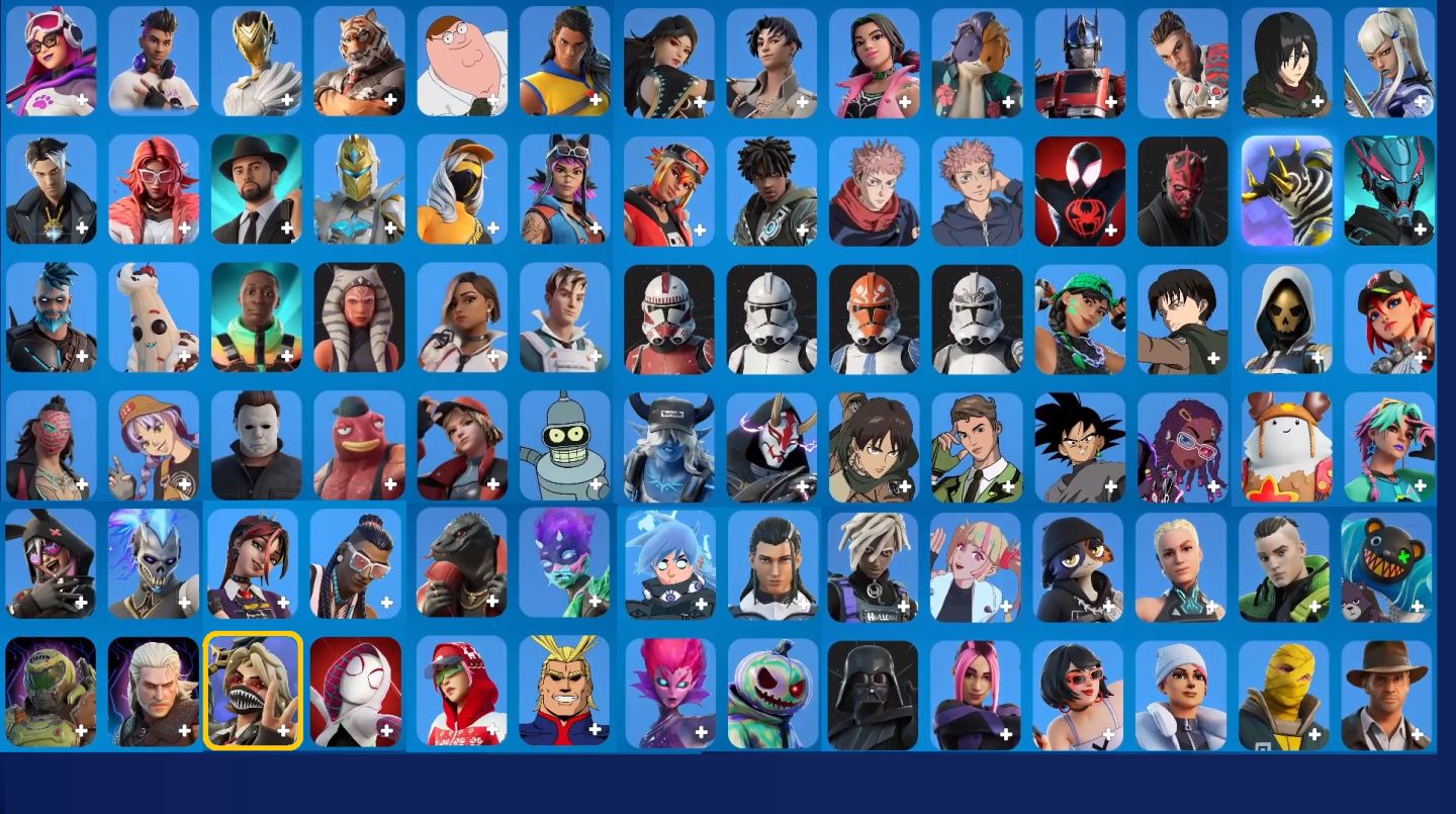 CONTA OG 2017 FORTNITE 400+ skins