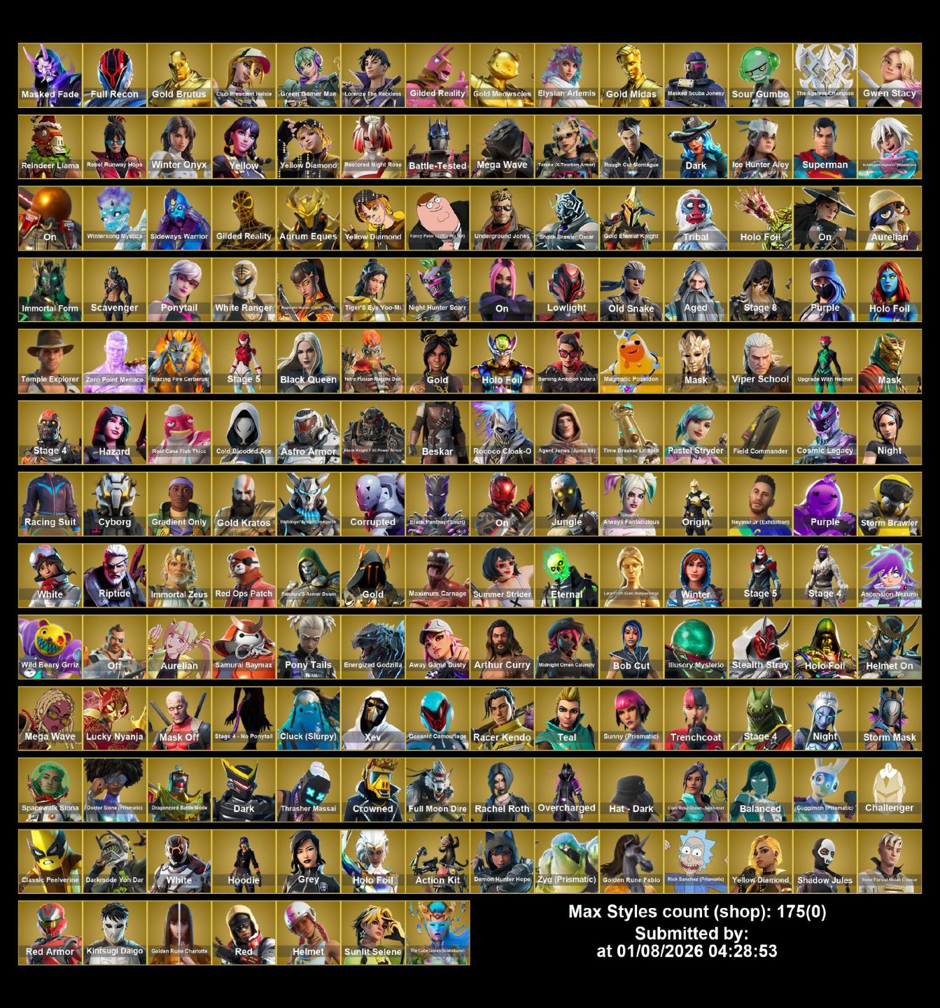Valor Negociável / Conta Full-acesso (13K vbucks, Minty, Fundador, Glow Etc...)