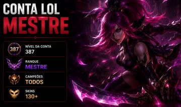 Conta MESTRE/ 136 SKINS