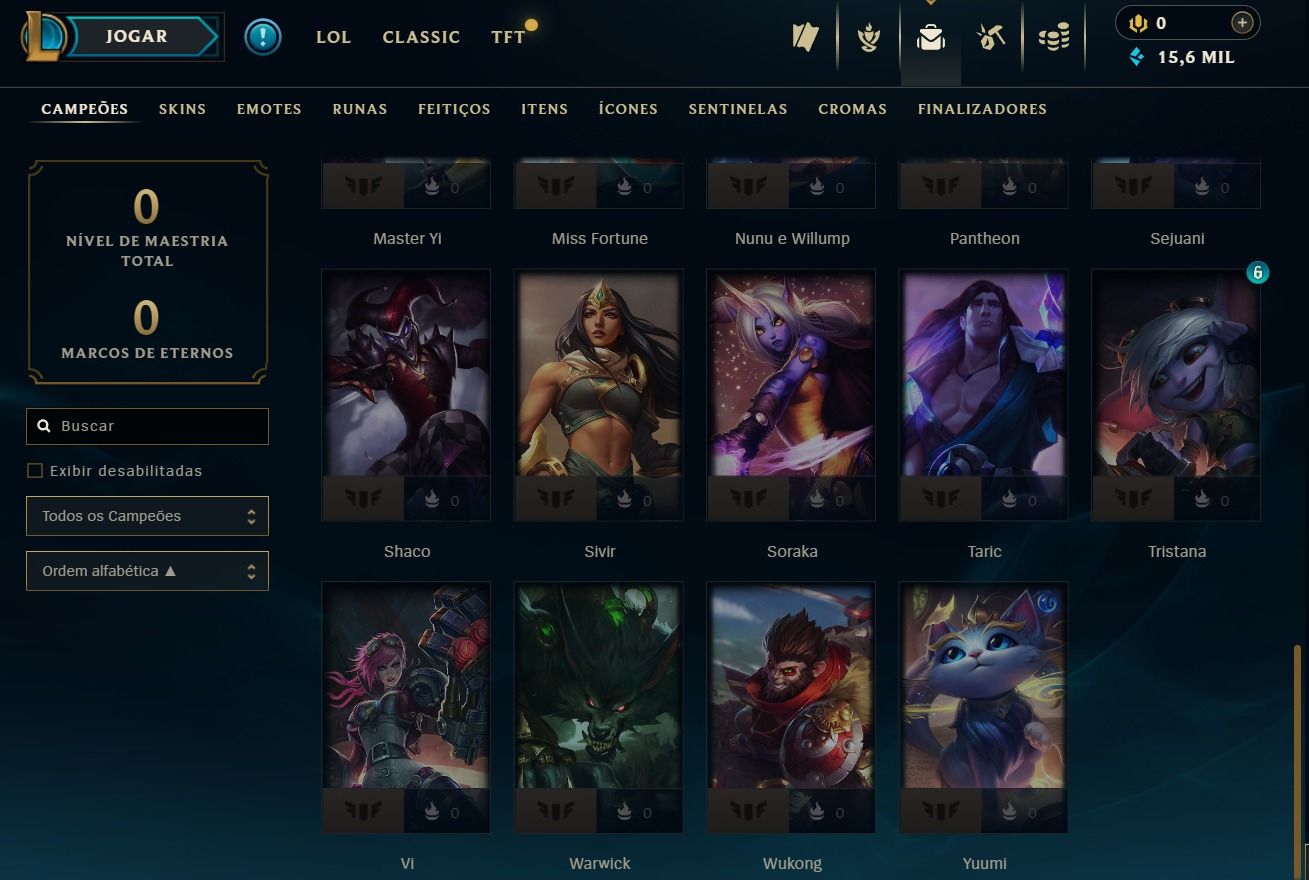 UPADA A MÃO - CONTA DE 2024 - 40 SKINS - VI ARCARNE LENDÁRIA - 15K DE EA