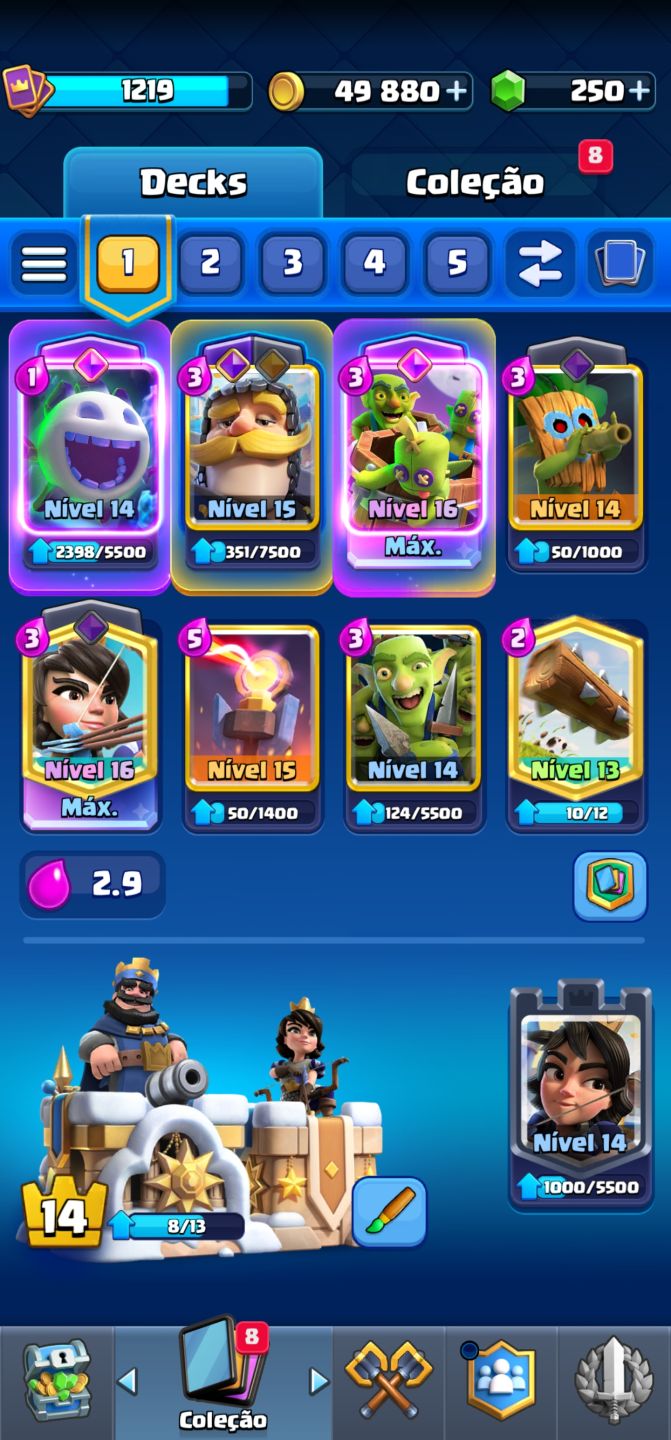 CONTA CLASH ROYALE 9.672 TROFÉUS | 7 ANOS DE CONTA