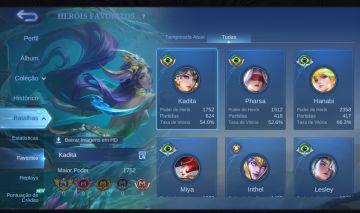 Conta main mid e ADC, prestigiado 4