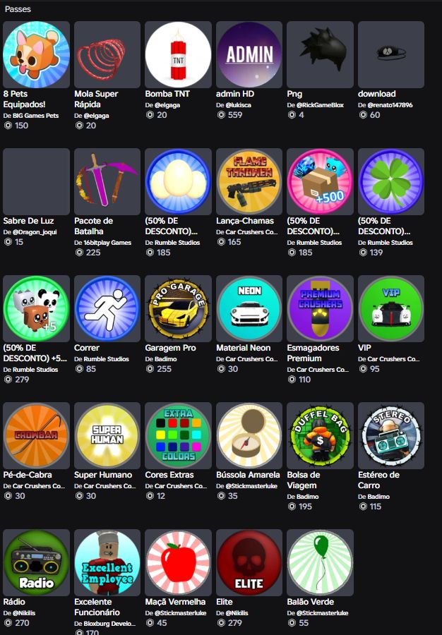 Conta Roblox com mais de 100 mil de Robux gasto