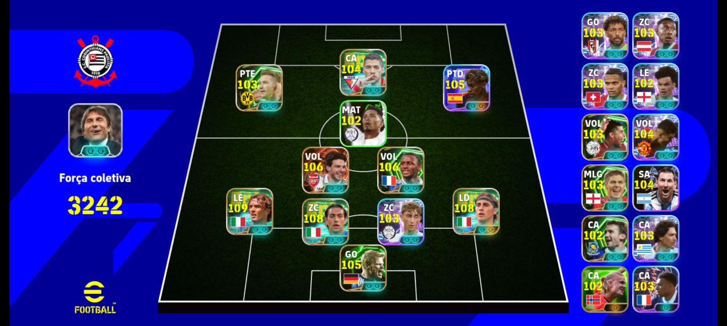 EFootball | Força 3242 | Cannavaro, Nesta, Maldini + Vários Epicos/Showtime