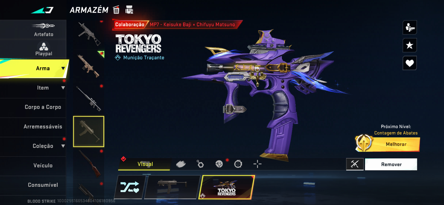 CONTA BLOOD STRIKE SKIN IZANA(VOLT) EVO SPEAR GELIDA