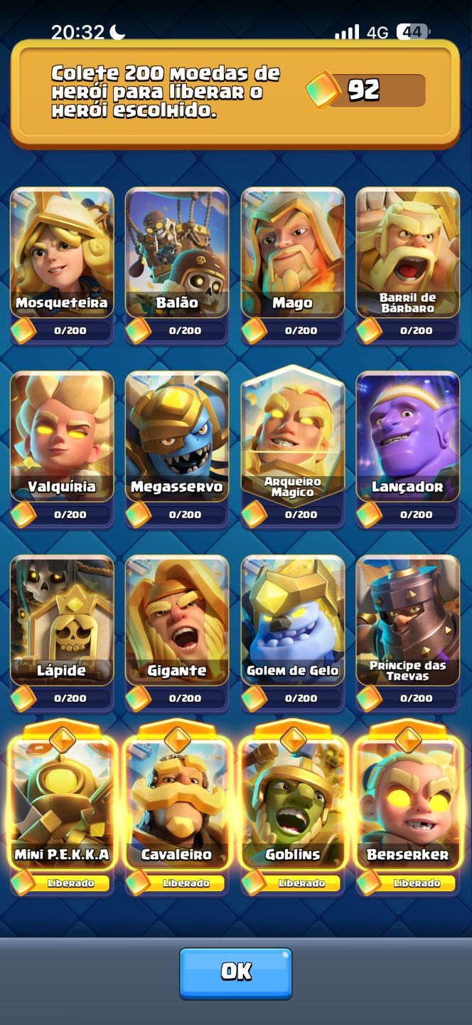 Conta 9 anos Clash Royale - Bom preço
