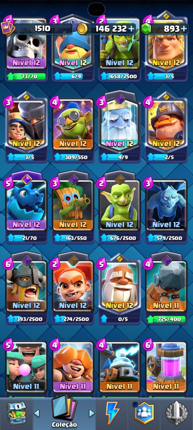 Conta de Clash Royale arena 25.