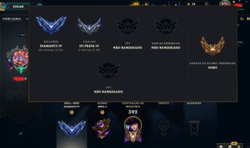 CONTA RIOT PREMIUM: LOL DIAMANTE 4 (115 SKINS) + VALORANT OURO 3 (2 skins clean)