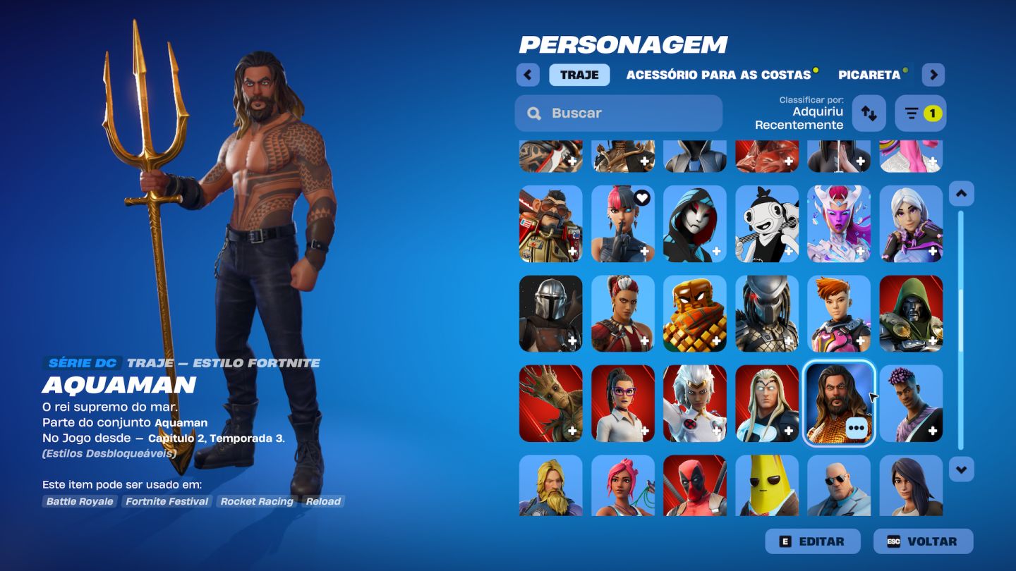 Conta Fortnite Cap 1.0 (Melhor da ggmax)