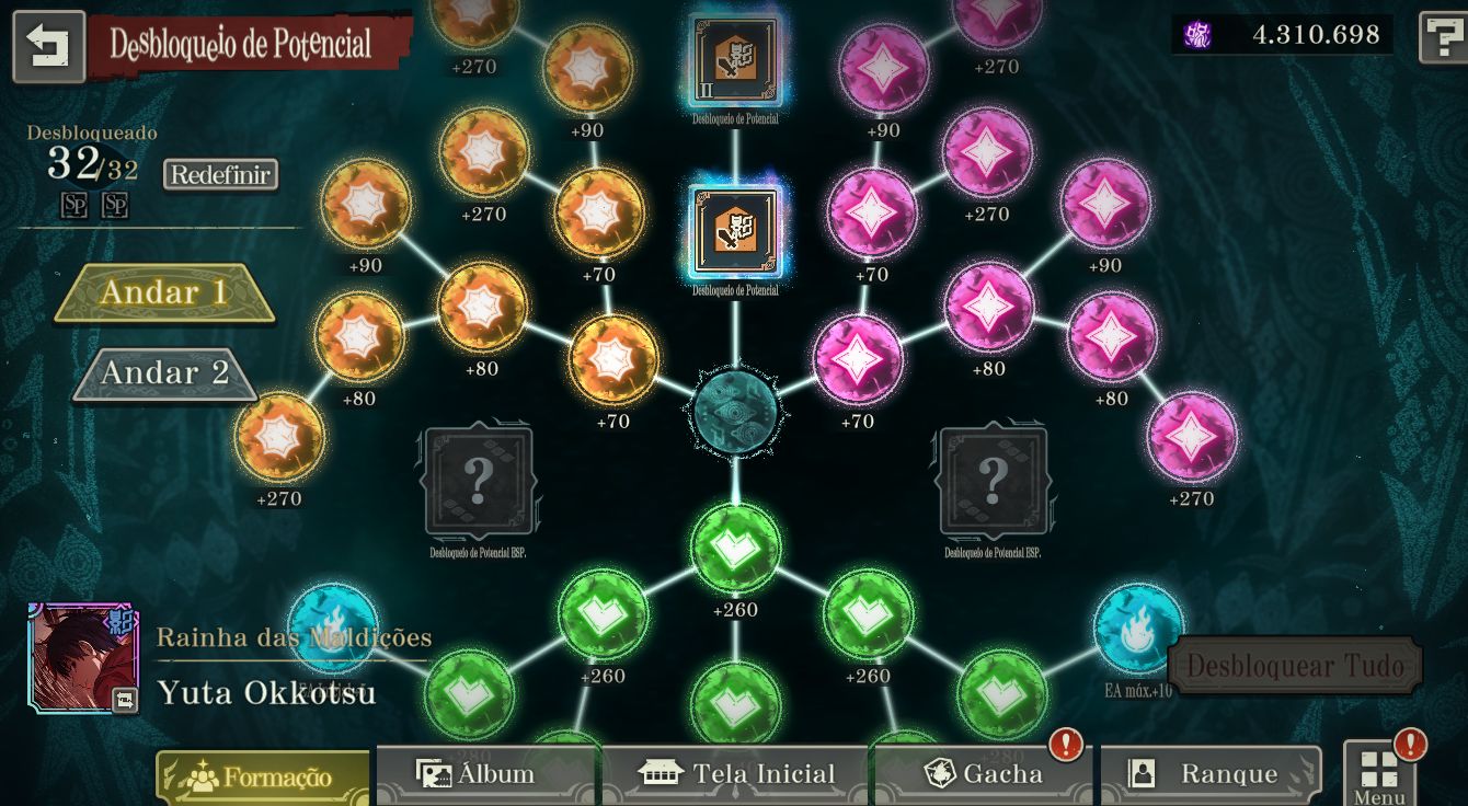 Conta JJK 9 Limitados + Cubos e 1K+ Tickets