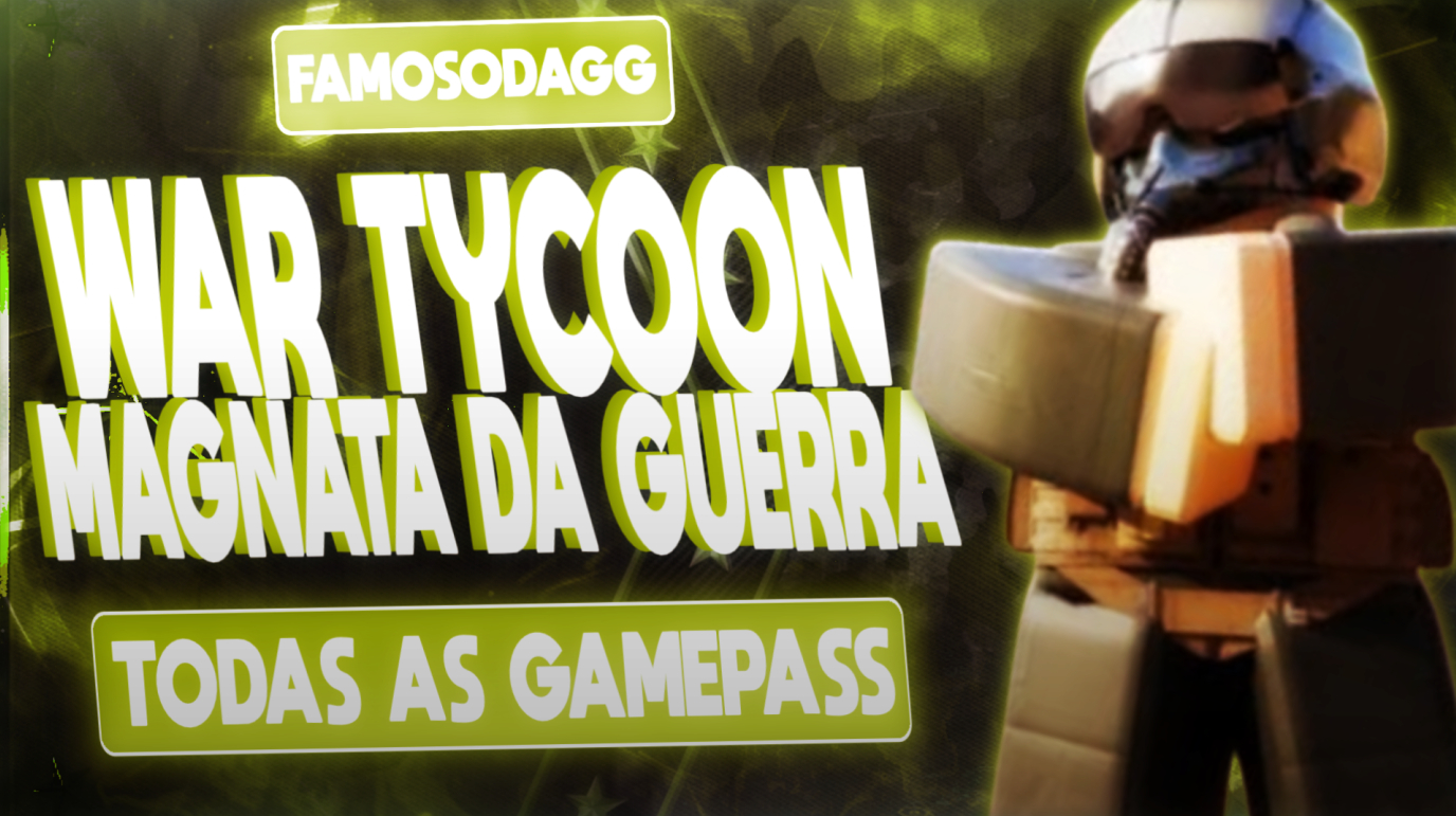 WAR TYCOON | MAGNATA DA GUERRA ROBLOX MELHOR PREÇO DA GGMAX.