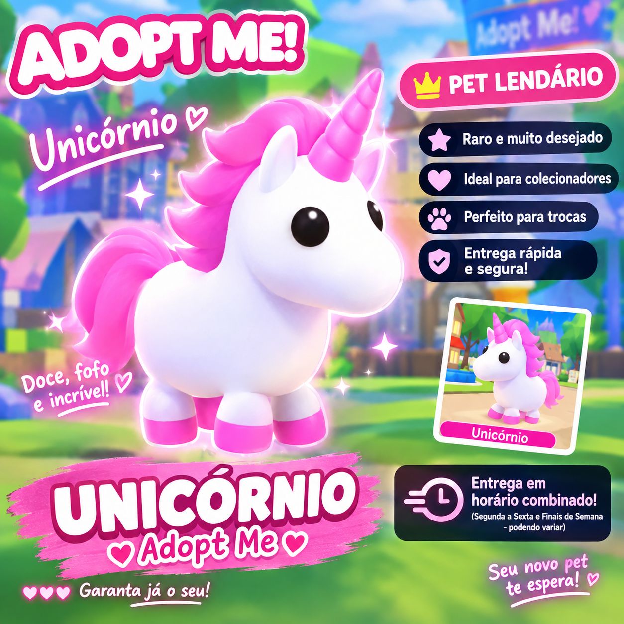 Unicórnio-- Adotme -- todos os jeito!!!