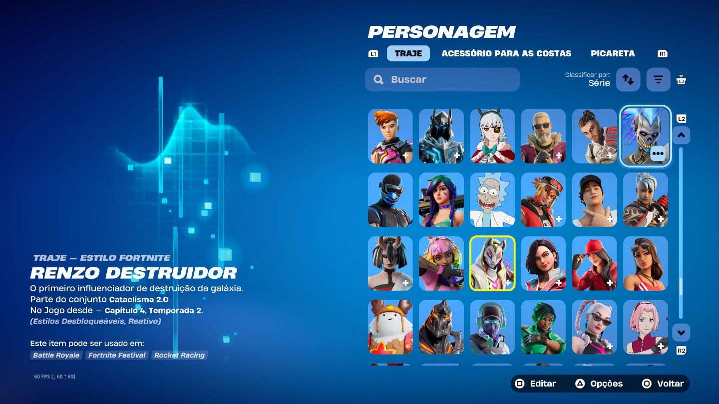 CONTA DE FORTNITE ANTIGA COM SALVE O MUNDO COM V BUCKS