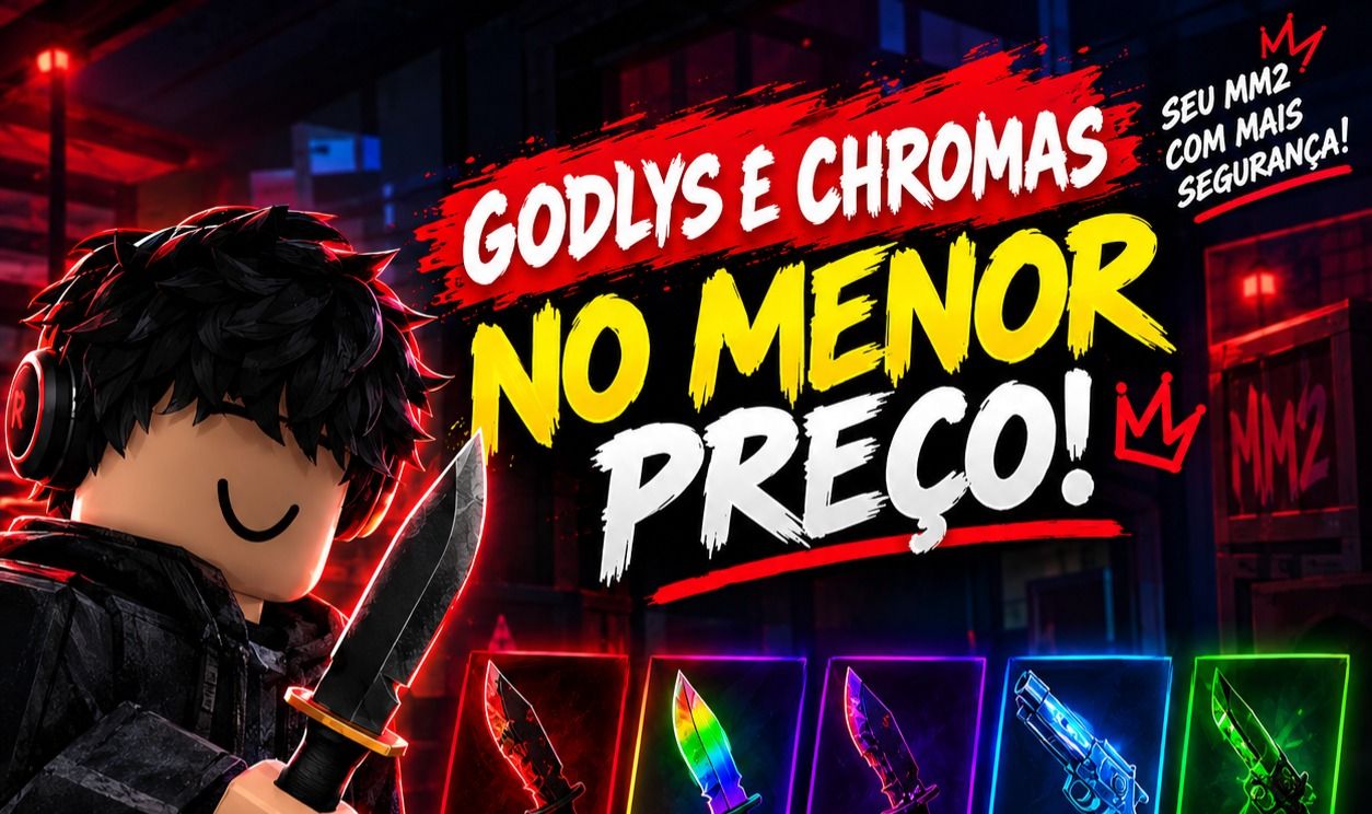 [Promoçao + Brinde] Godlys | Sets | Chromas | Murder Mystery 2 | Mm2 (Roblox)