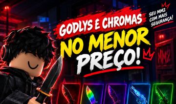 [Promoçao + Brinde] Godlys | Sets | Chromas | Murder Mystery 2 | Mm2 (Roblox)
