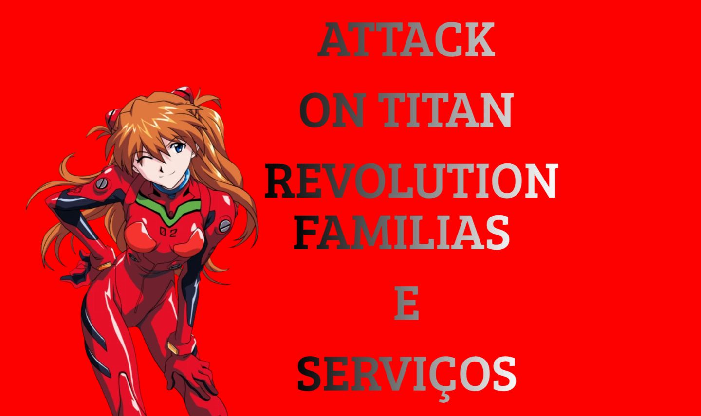 PROMOÇÃO!!! (Serviços) ATTACK ON TITAN REVOLUTION (AOT)