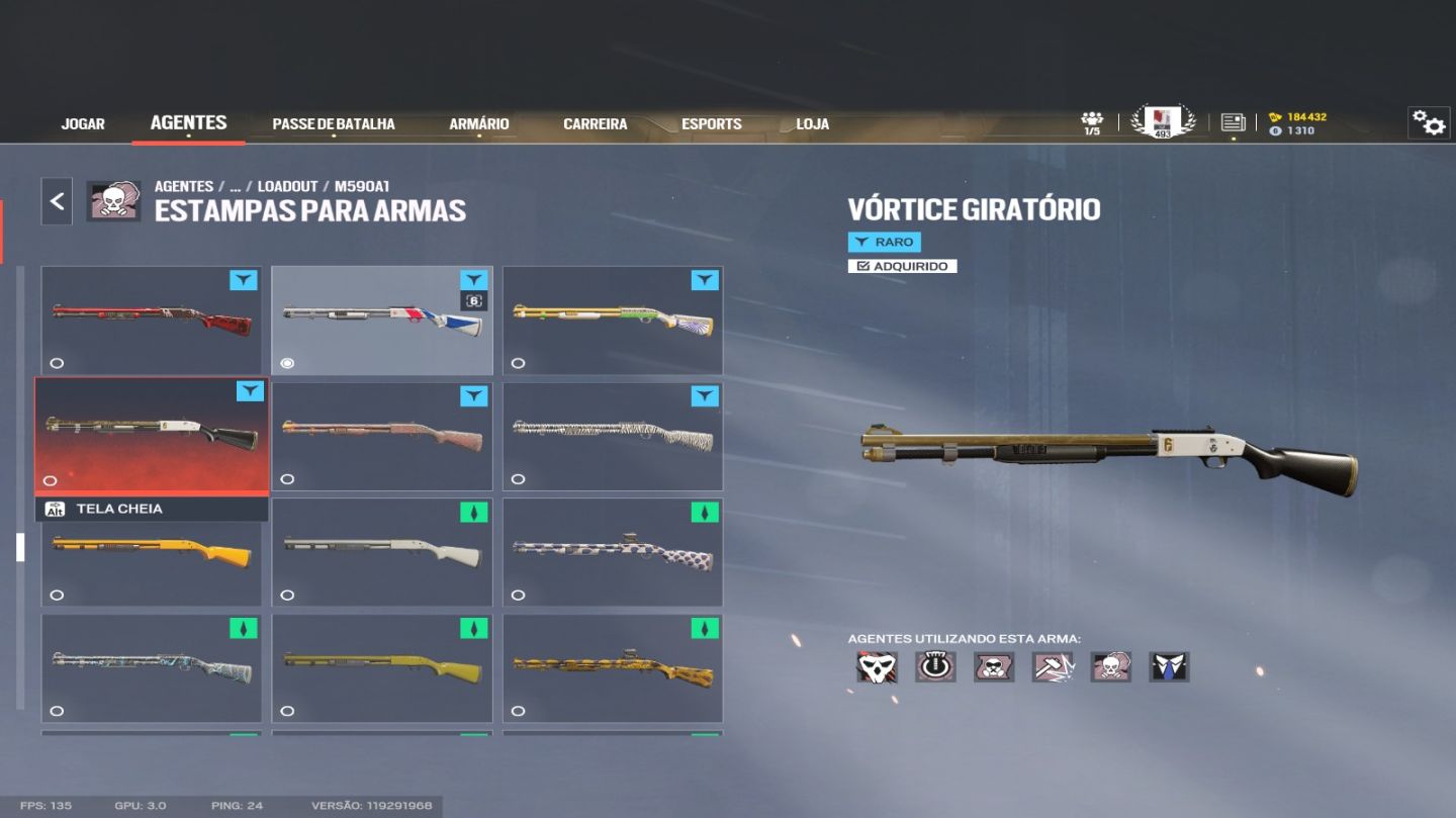 Conta Rainbow Six - Nível 493