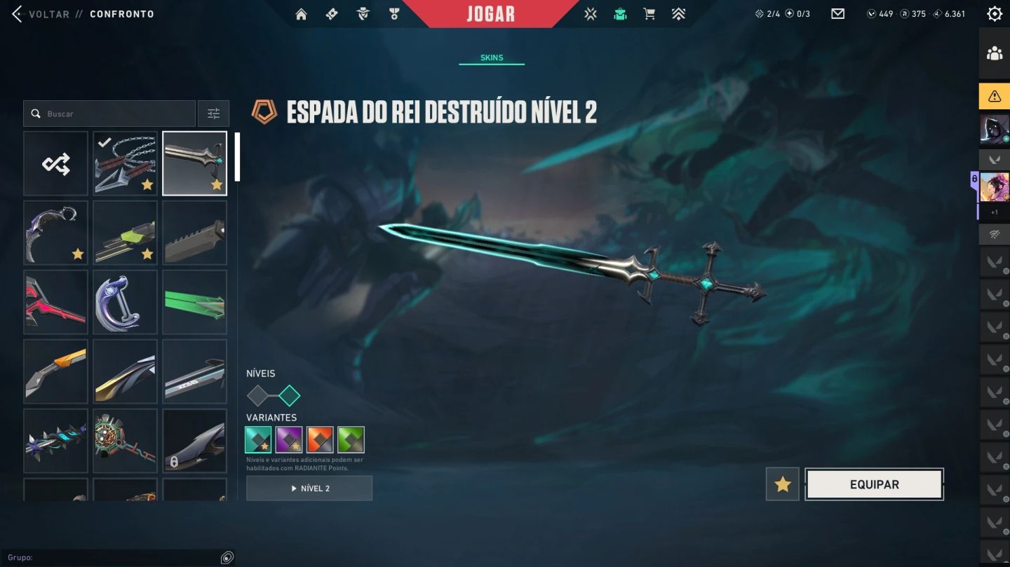 CONTA VALORANT +R$2.300 INVESTIDOS