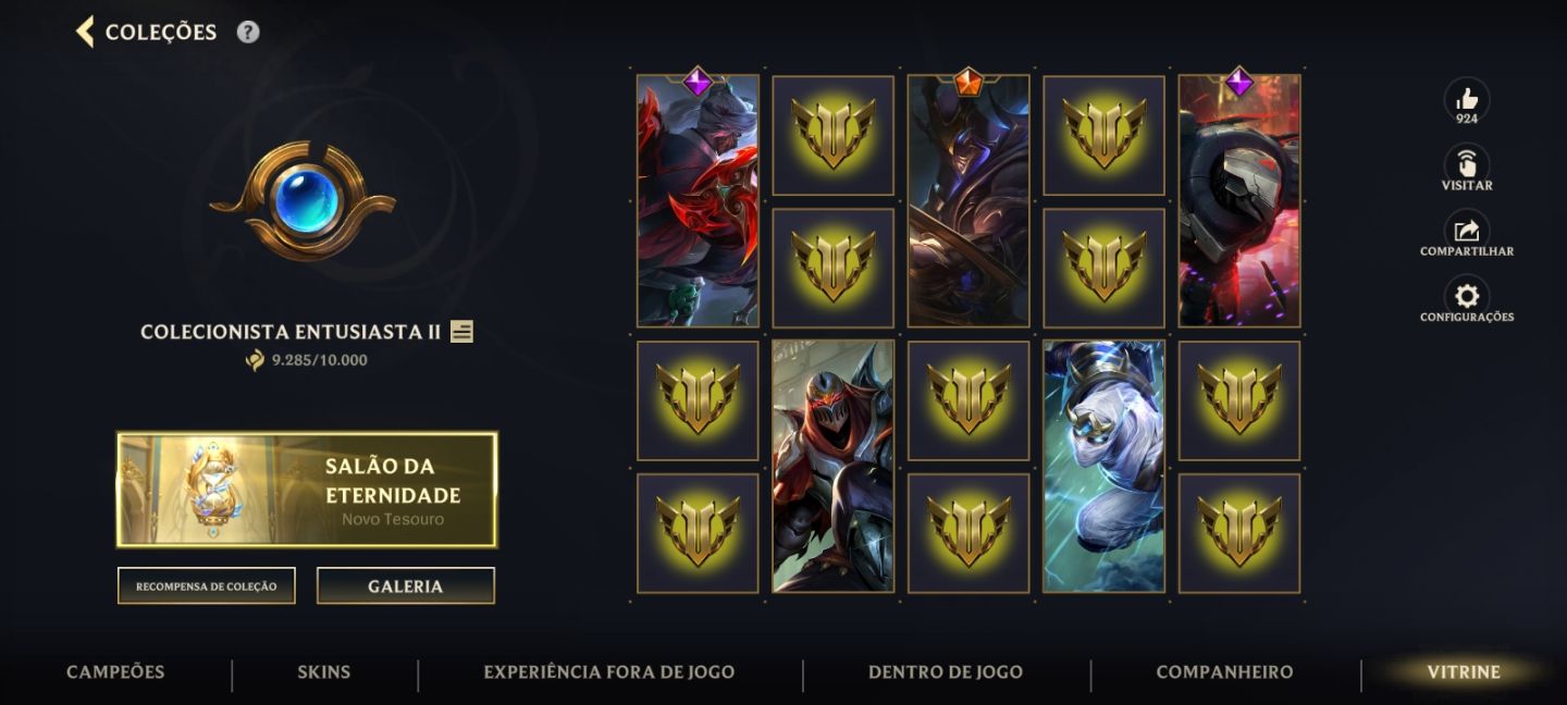Conta Wild Rift (Focada em ZED e AKALI.)