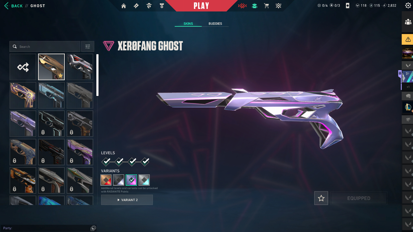 Conta sem elo com bastante skin