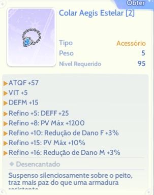 ACCESSORY STARRY AEGIS NECKLACE [2] SERVER ANGELING 2