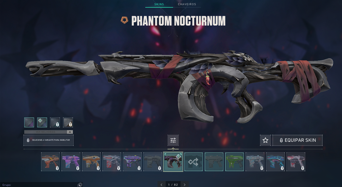 Conta de valorant platina com varias skins