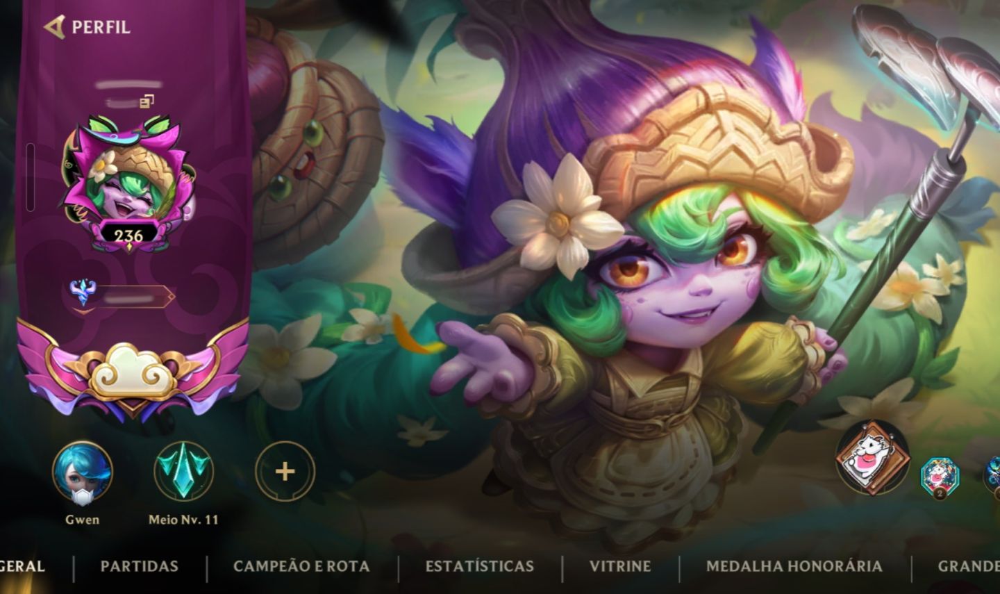 CONTA MAIN GWEN - WILD RIFT