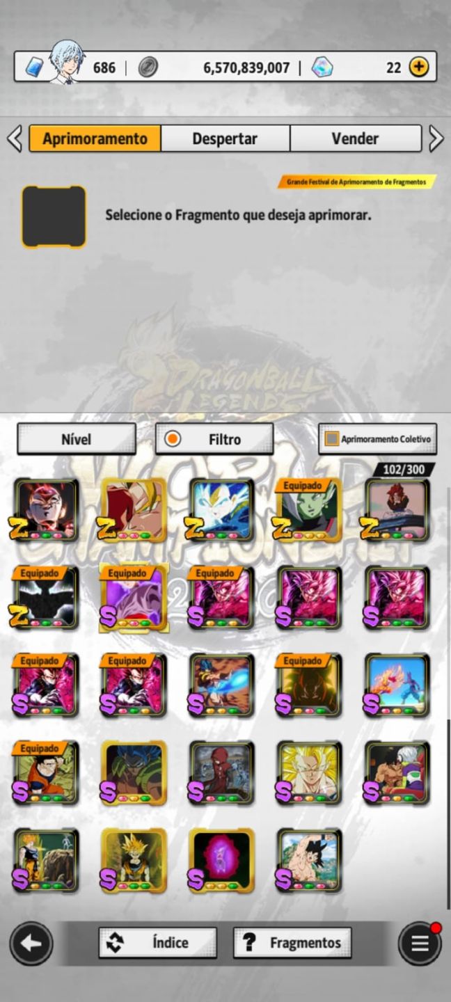 Conta completa, times formados e equipamentos godly com goku Black lf