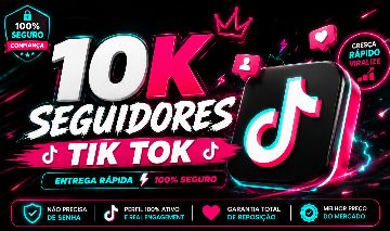 TIKTOK VIRAL | Seguidores + Curtidas + Views | Entrega Rápida | Garantia