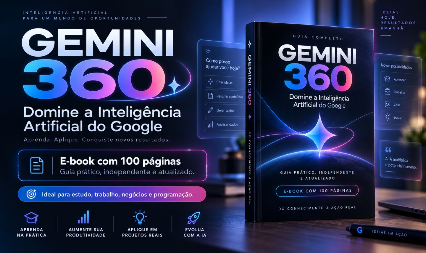 GEMINI 360 Domine a Inteligência Artificial do Google
