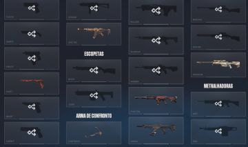 CONTA VALORANT ASC VARIAS SKINS