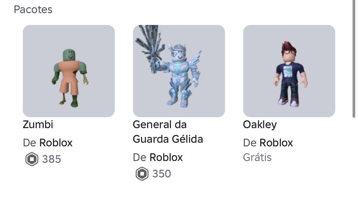 Conta Roblox passes raros
