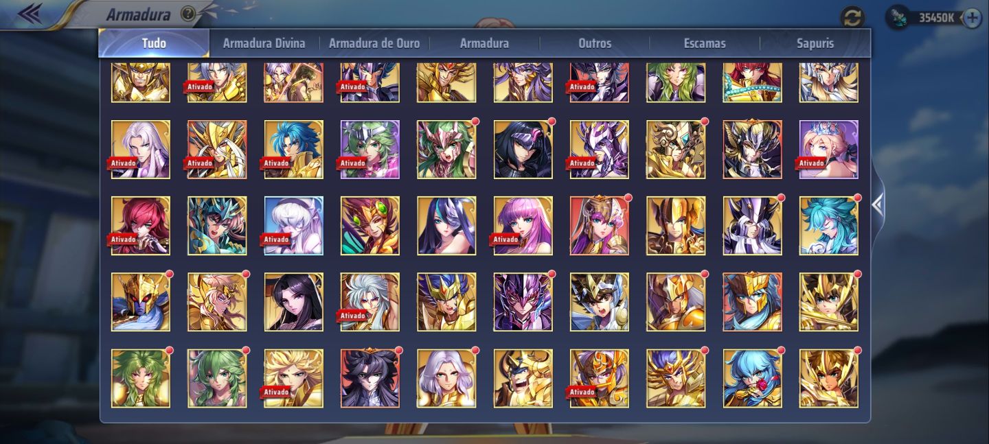 Conta forte A145- Mixer 3 LV 96 Saint Seiya wakening