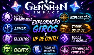 Genshin Impact | Giros | Exploração 100% | Serviço Rápido