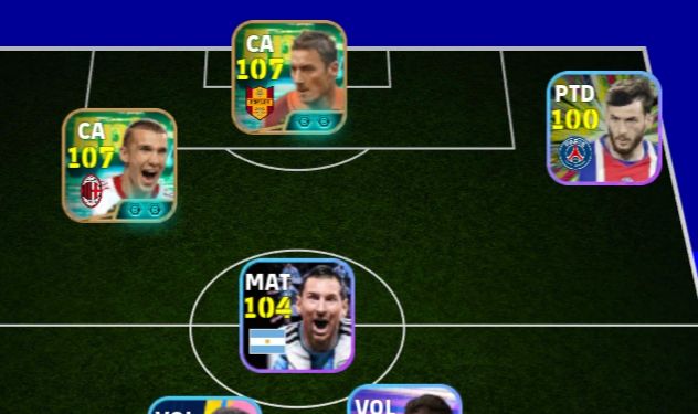 Conta com Totti e schev