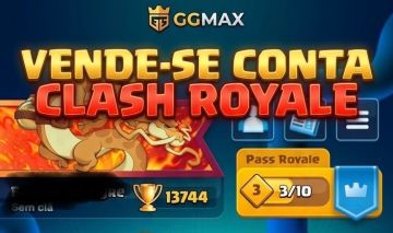 Conta Clash Royale 13.700 troféus