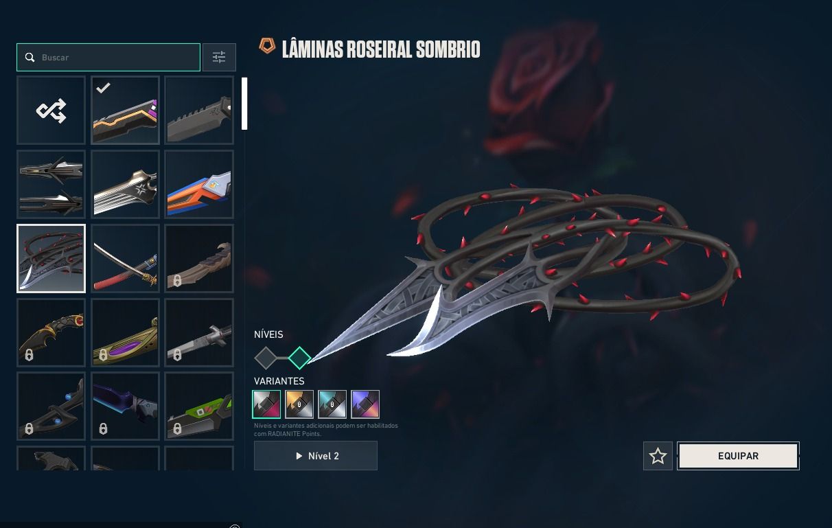 Pacote do vct pináculo e da lev muitas skin conta com mais de 2500 $ gastos