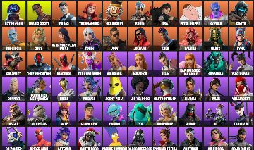 Conta Fortnite CACTUS JACK 153 Skins | TRAVIS SCOTT + Astro Jack, Midas