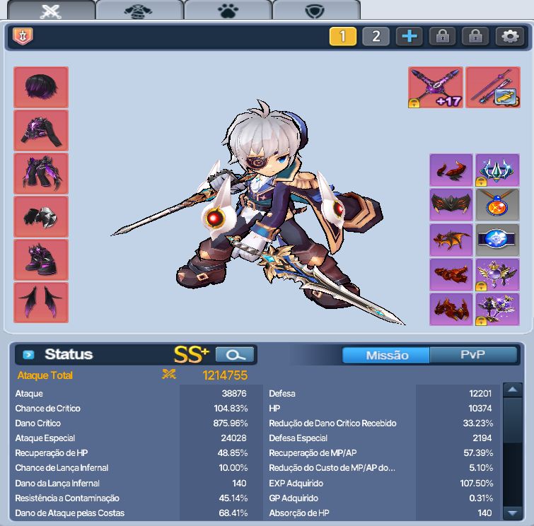 Conta Grand Chase End Game 10 CHARS 1KK [LER DESCRIÇÃO PARA VER AS INFORMAÇÃO]