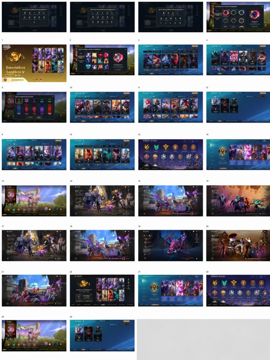 CONTA WILD RIFT DESAPEGO| 251 SKINS | 50K COLEÇÃO | MÍTICAS + PRESTÍGIO + SKINS