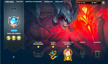 PERFEITA PRA SUBIR DE ELO + [ RANQUEADA DESBLOQUEADA ] + [ TROCA NICK ]