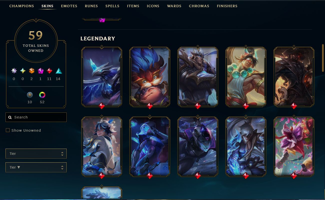 CONTA LOL MESTRE / SKINS SELECIONDAS / FULL ACESSO AOS DADOS / LV 148