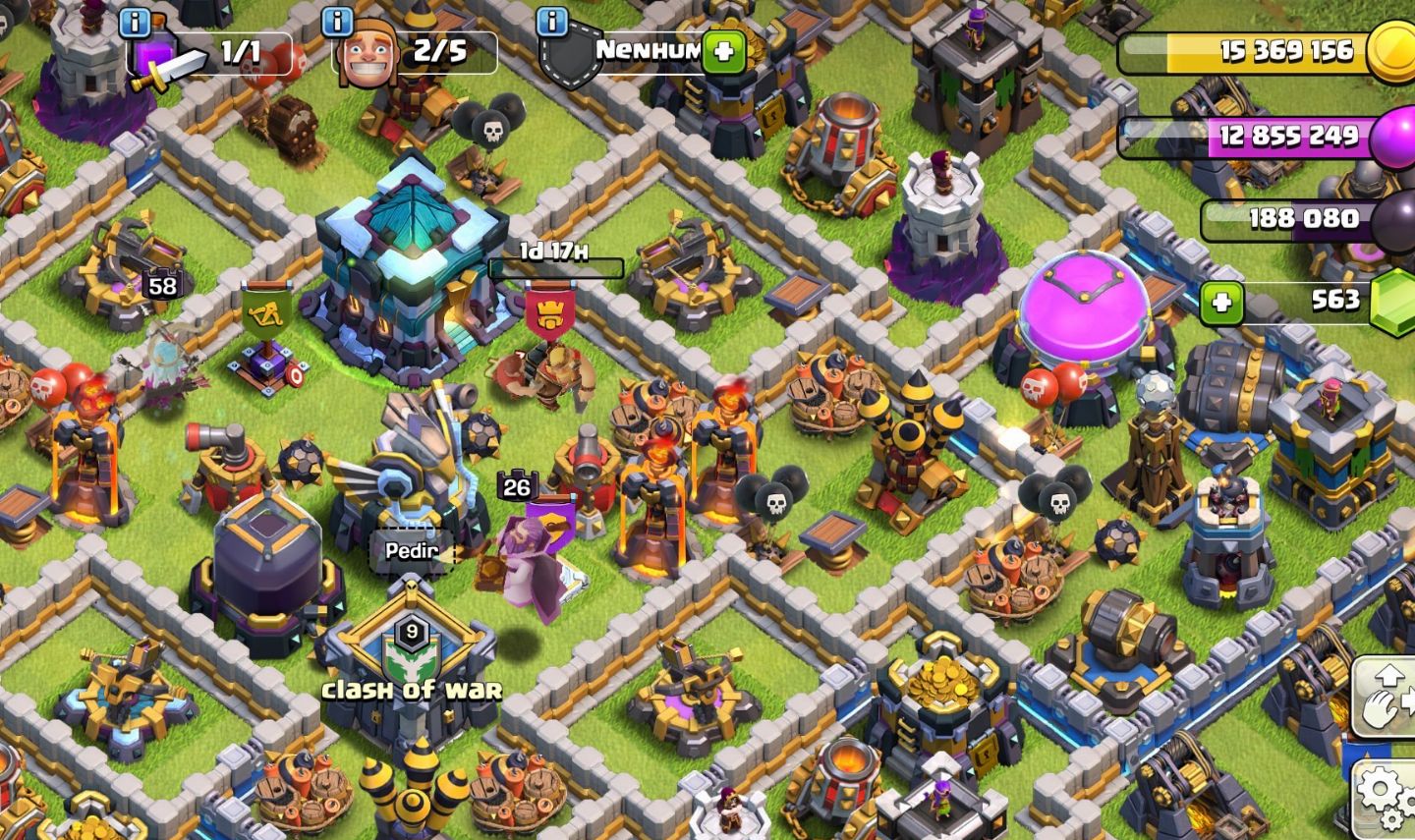 CV 14 level 145 Conta Clash of clans Conta pra logo quiser negociar