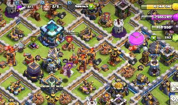 CV 14 level 145 Conta Clash of clans