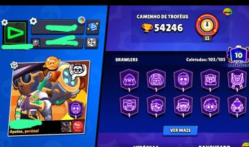 Conta brawl stars super rara, Full Gold,skins e Brawlers upados