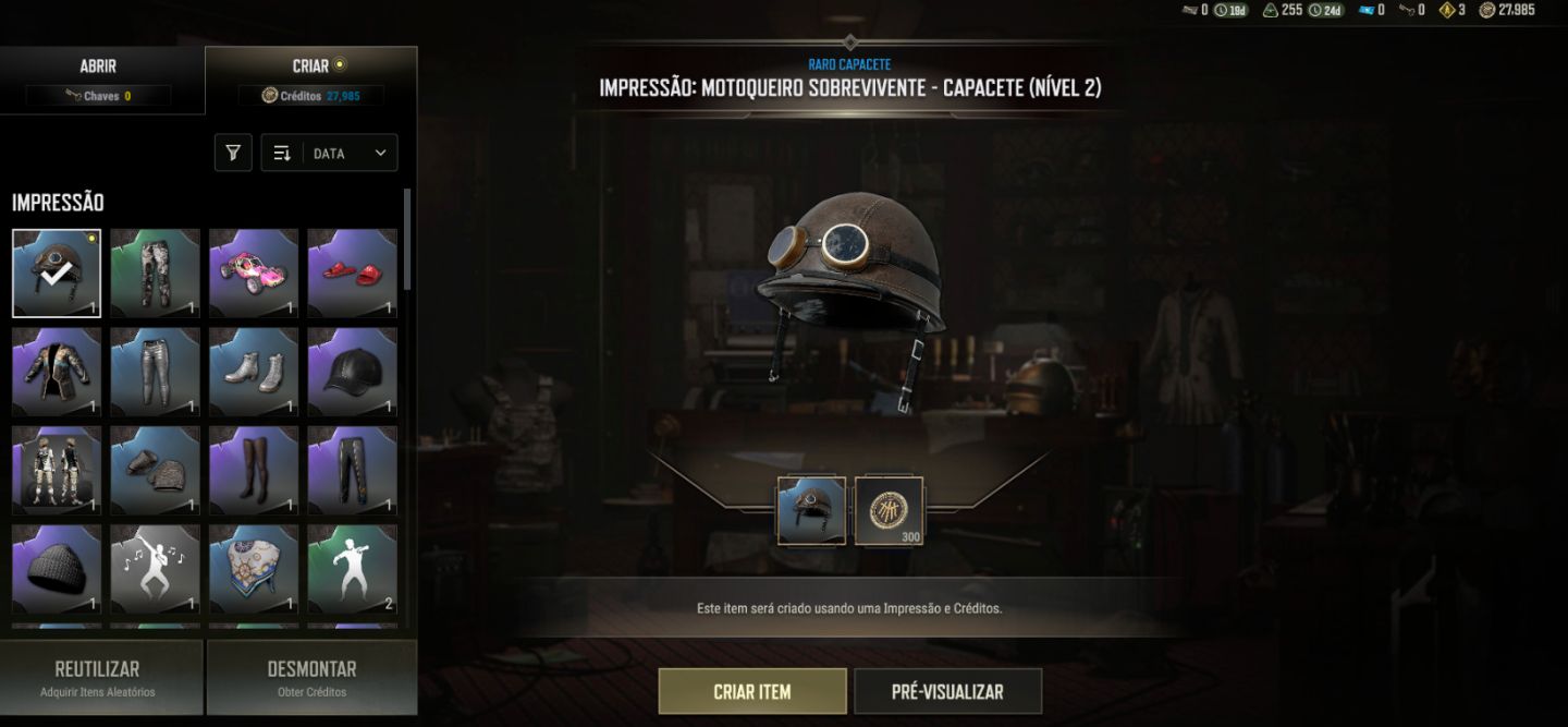 CONTA PUBG 6 PROGRESSIVA