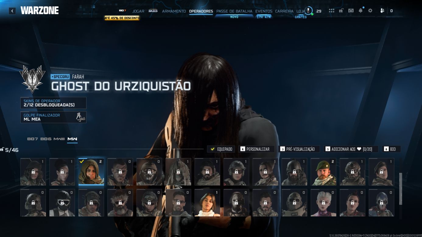 CONTA WARZONE / CALL OF DUTY BO6/BO7 COMPLETA - CHEIA DE ITENS