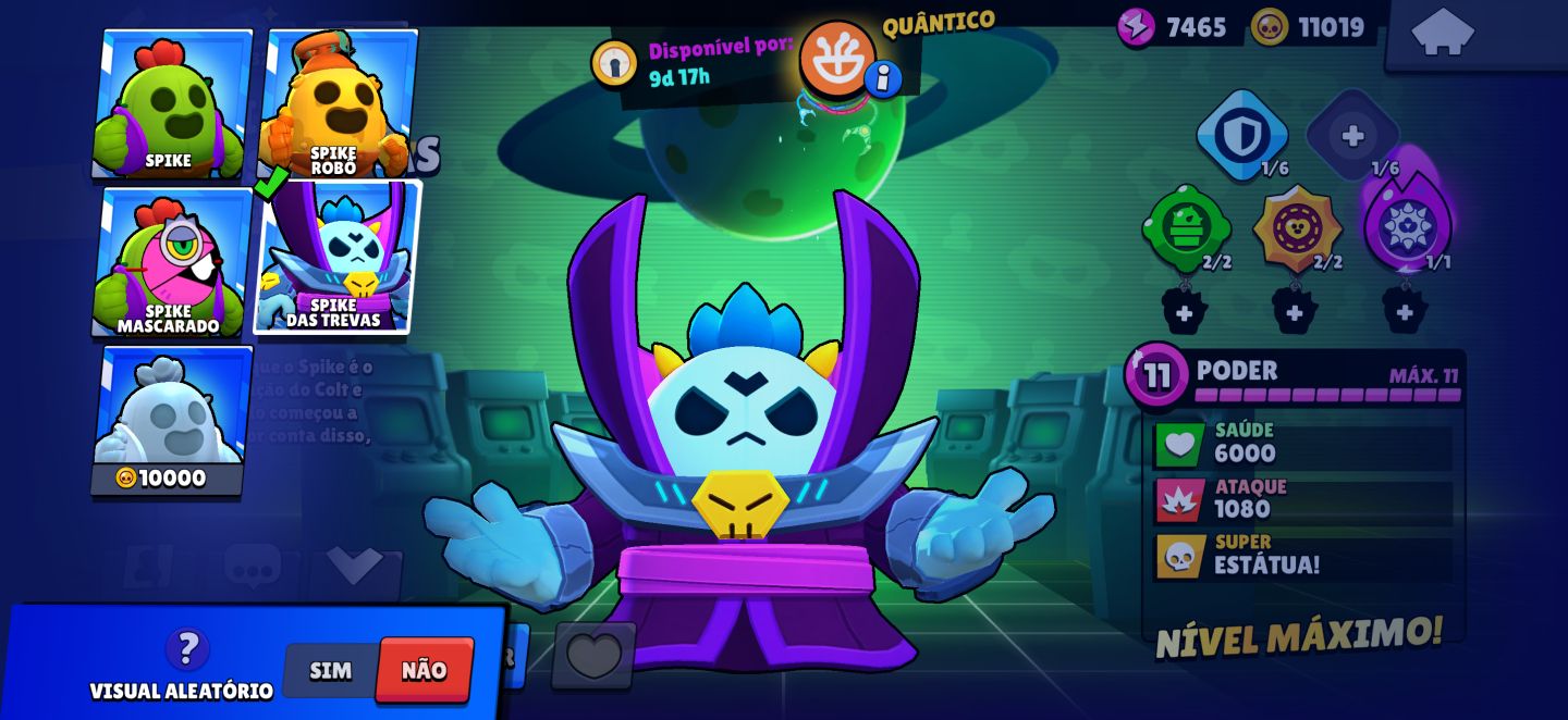 Conta boa de brawl Stars com muitos brawlers e skins