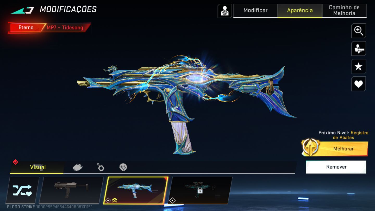 CONTA BLOOD STRIKE | DIAMANTE III | P90 FENDA FANTASMA + M4A1 ESPECTRO VIOLETA