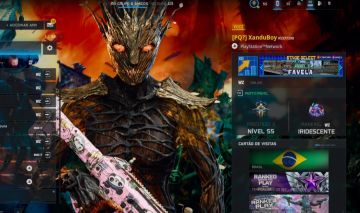 CONTA WARZONE IRIDESCENTE TEMPORADA ATUAL E MW3+SKINS BLACKCELL THE BOYS1050 CP